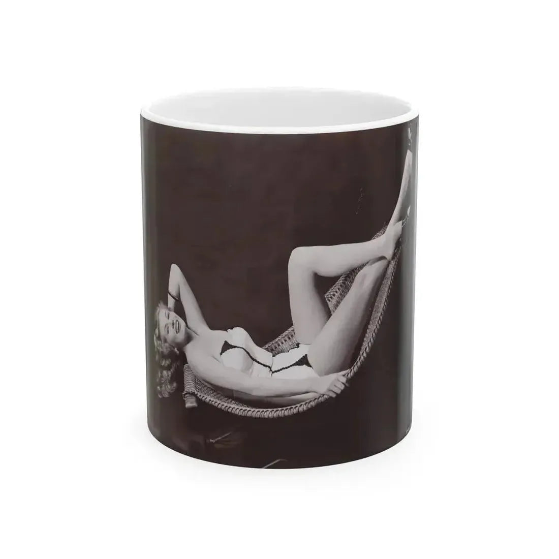 Anita Ekberg #263 (Vintage Female Icon) White Coffee Mug 11oz - Go Mug Yourself