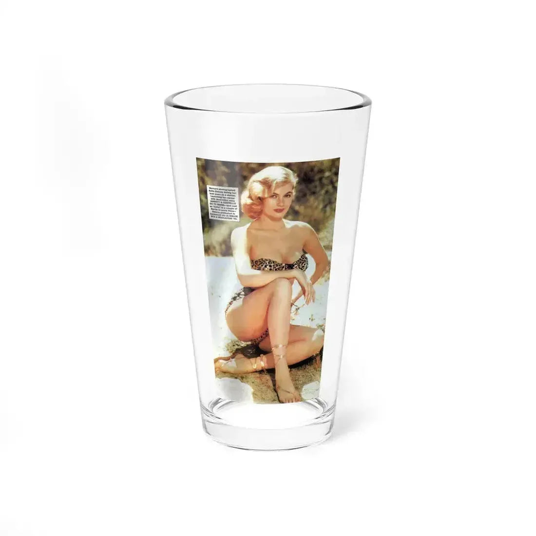 Anita Ekberg #264 1 (Vintage Female Icon) Pint Glass 16oz 16oz - Go Mug Yourself