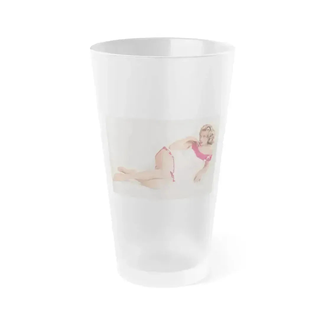 Anita Ekberg #268 (Vintage Female Icon) Frosted Pint Glass 16oz 16oz Frosted - Go Mug Yourself