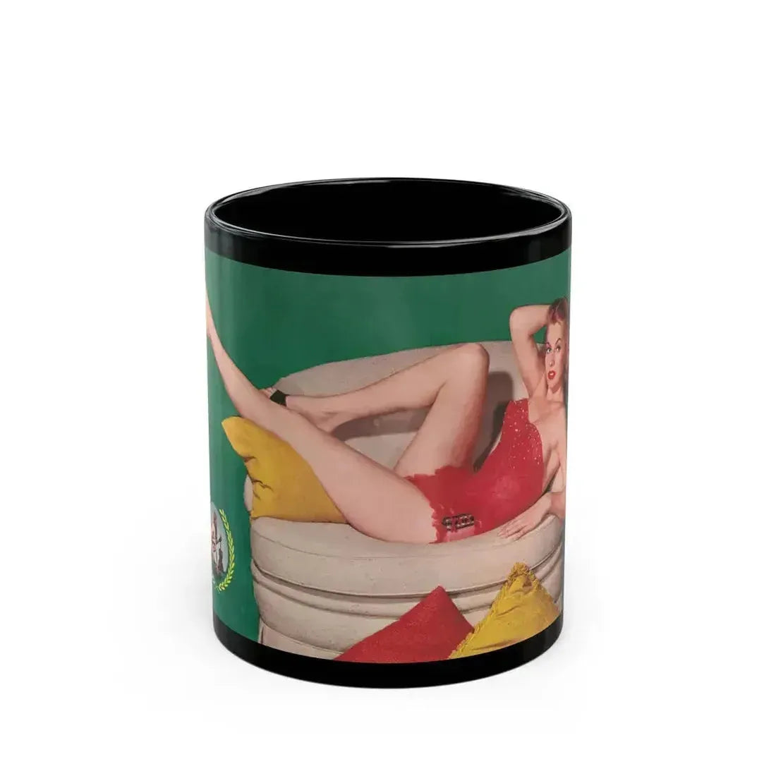 Anita Ekberg #269 (Vintage Female Icon) Black Coffee Mug 11oz - Go Mug Yourself