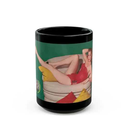 Anita Ekberg #269 (Vintage Female Icon) Black Coffee Mug 15oz - Go Mug Yourself
