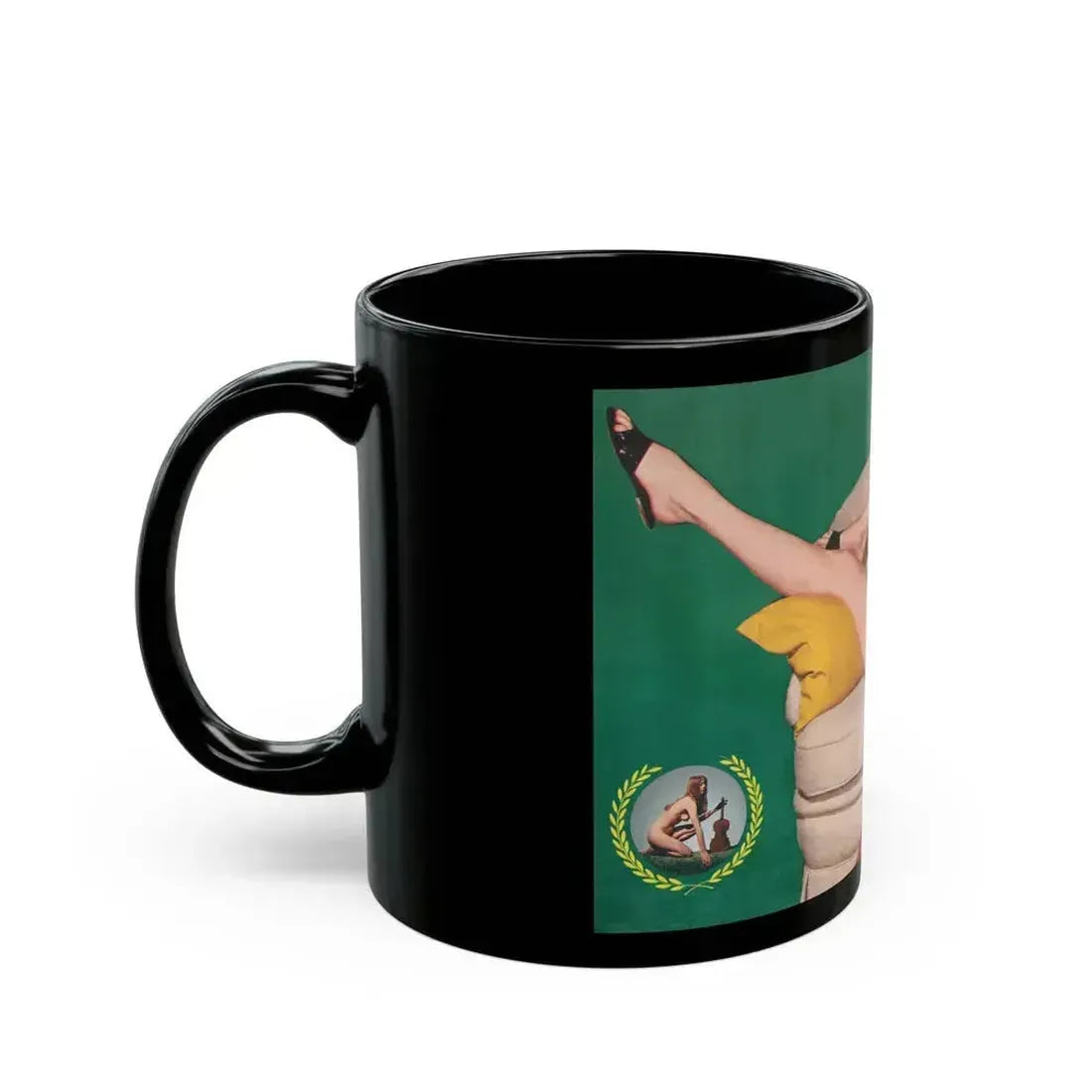 Anita Ekberg #269 (Vintage Female Icon) Black Coffee Mug - Go Mug Yourself