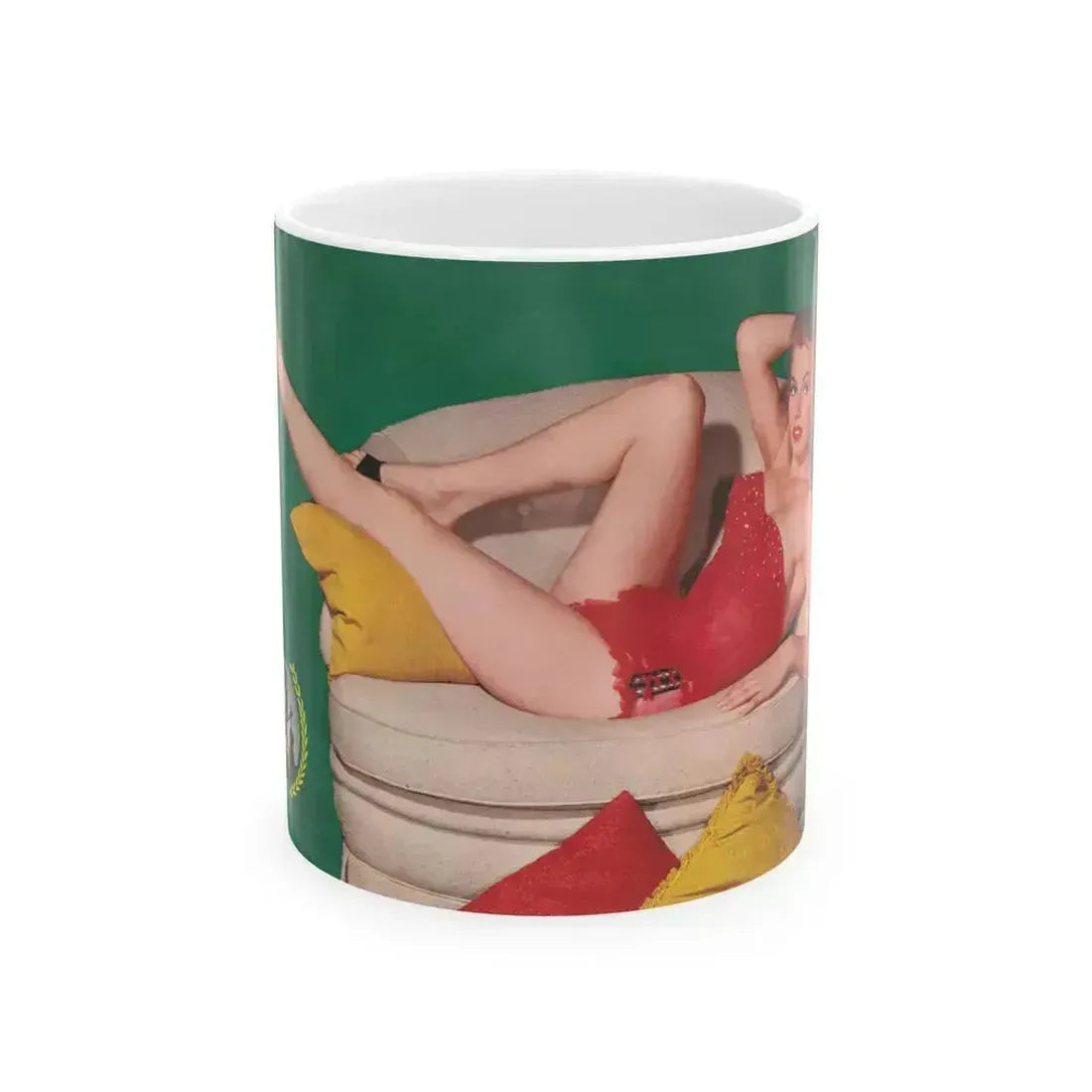 Anita Ekberg #269 (Vintage Female Icon) White Coffee Mug 11oz - Go Mug Yourself