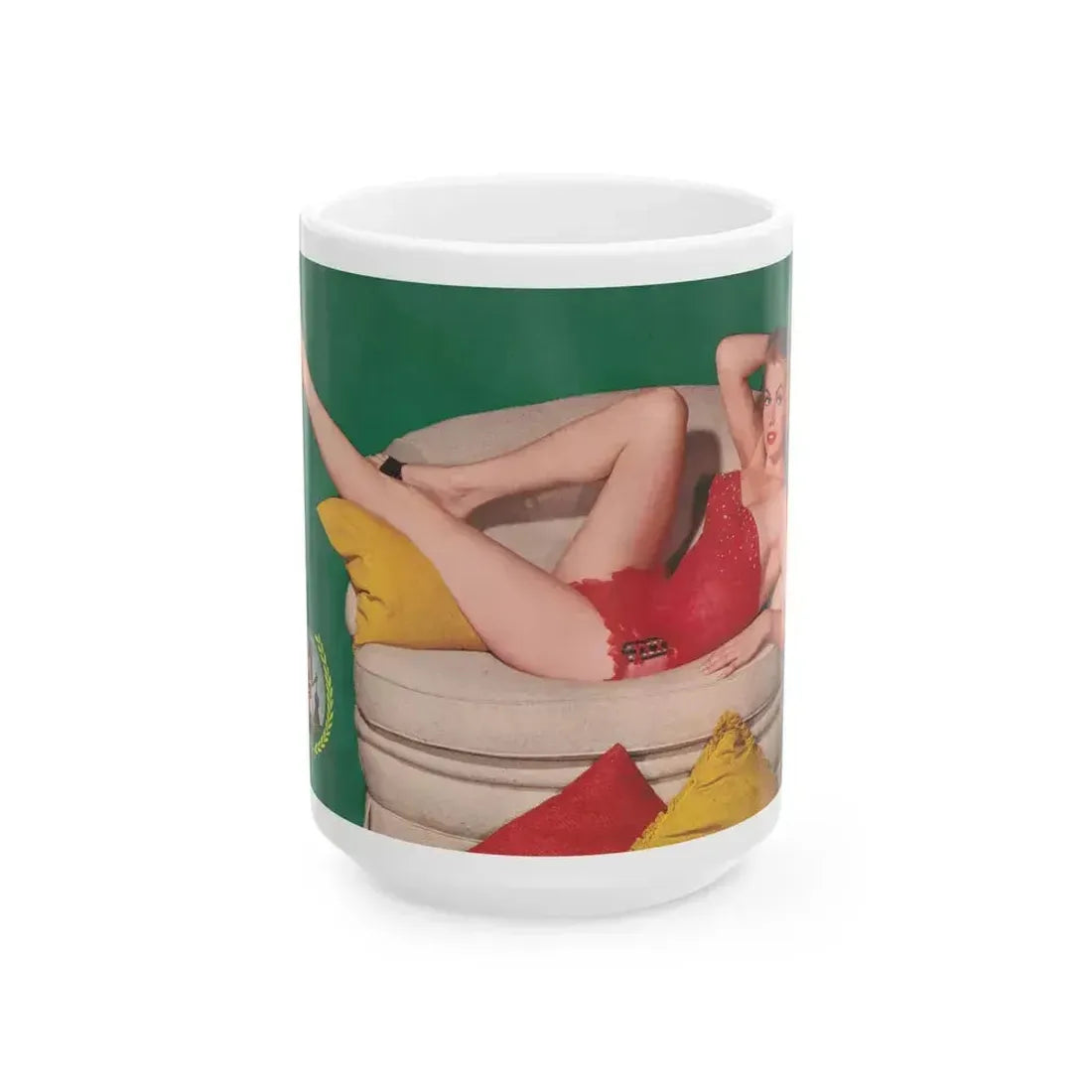 Anita Ekberg #269 (Vintage Female Icon) White Coffee Mug 15oz - Go Mug Yourself