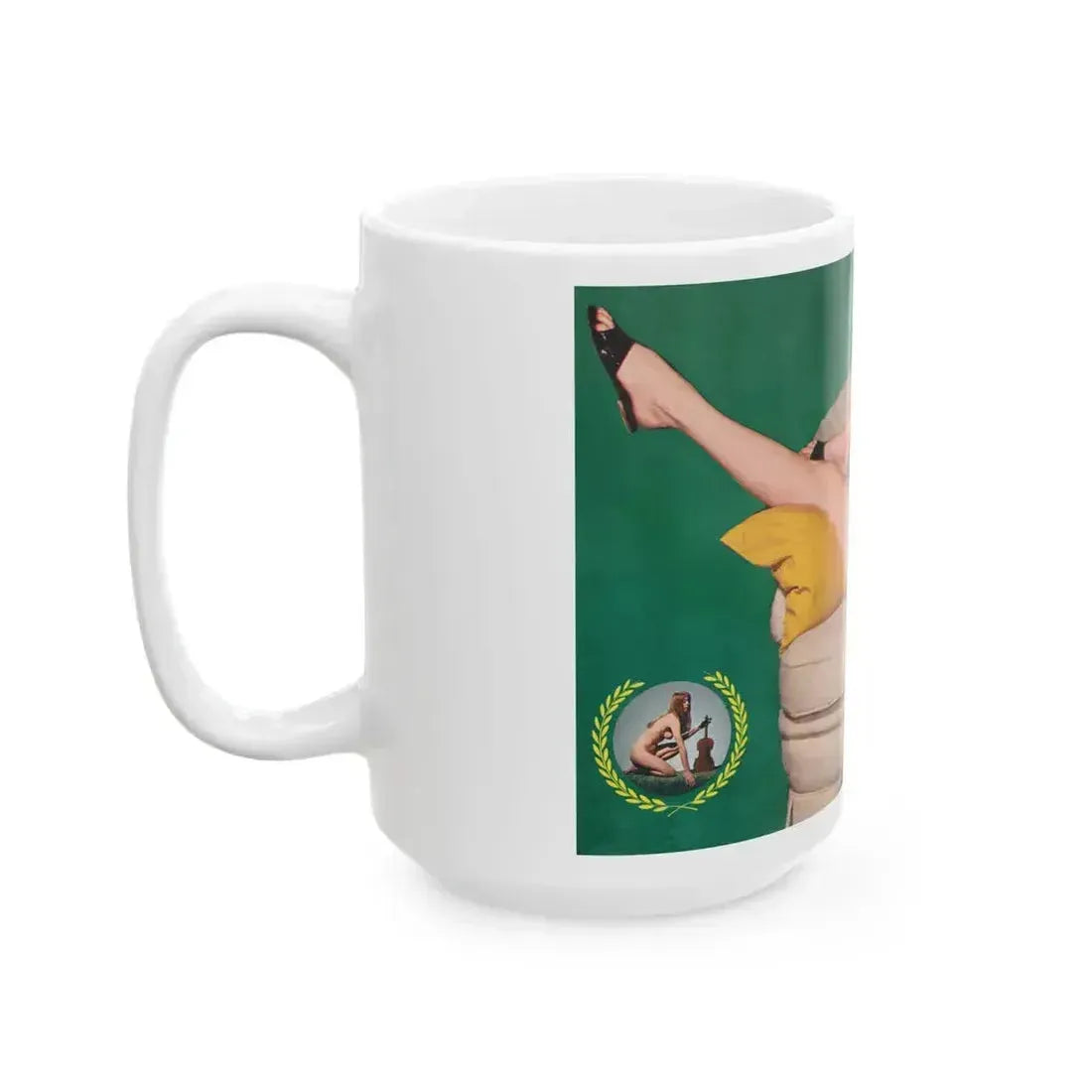 Anita Ekberg #269 (Vintage Female Icon) White Coffee Mug - Go Mug Yourself