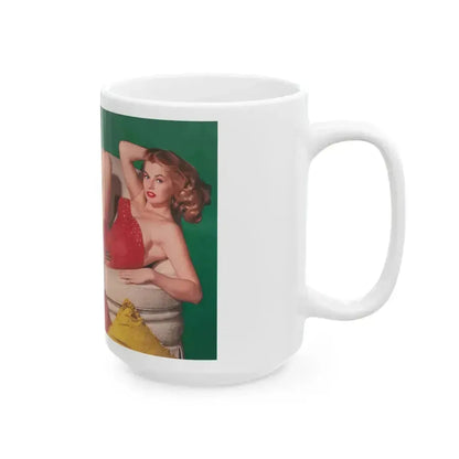 Anita Ekberg #269 (Vintage Female Icon) White Coffee Mug - Go Mug Yourself