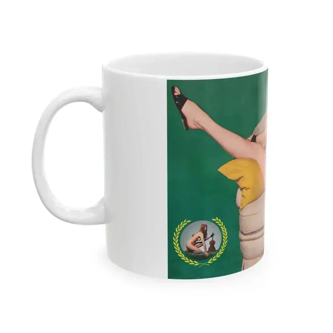 Anita Ekberg #269 (Vintage Female Icon) White Coffee Mug - Go Mug Yourself