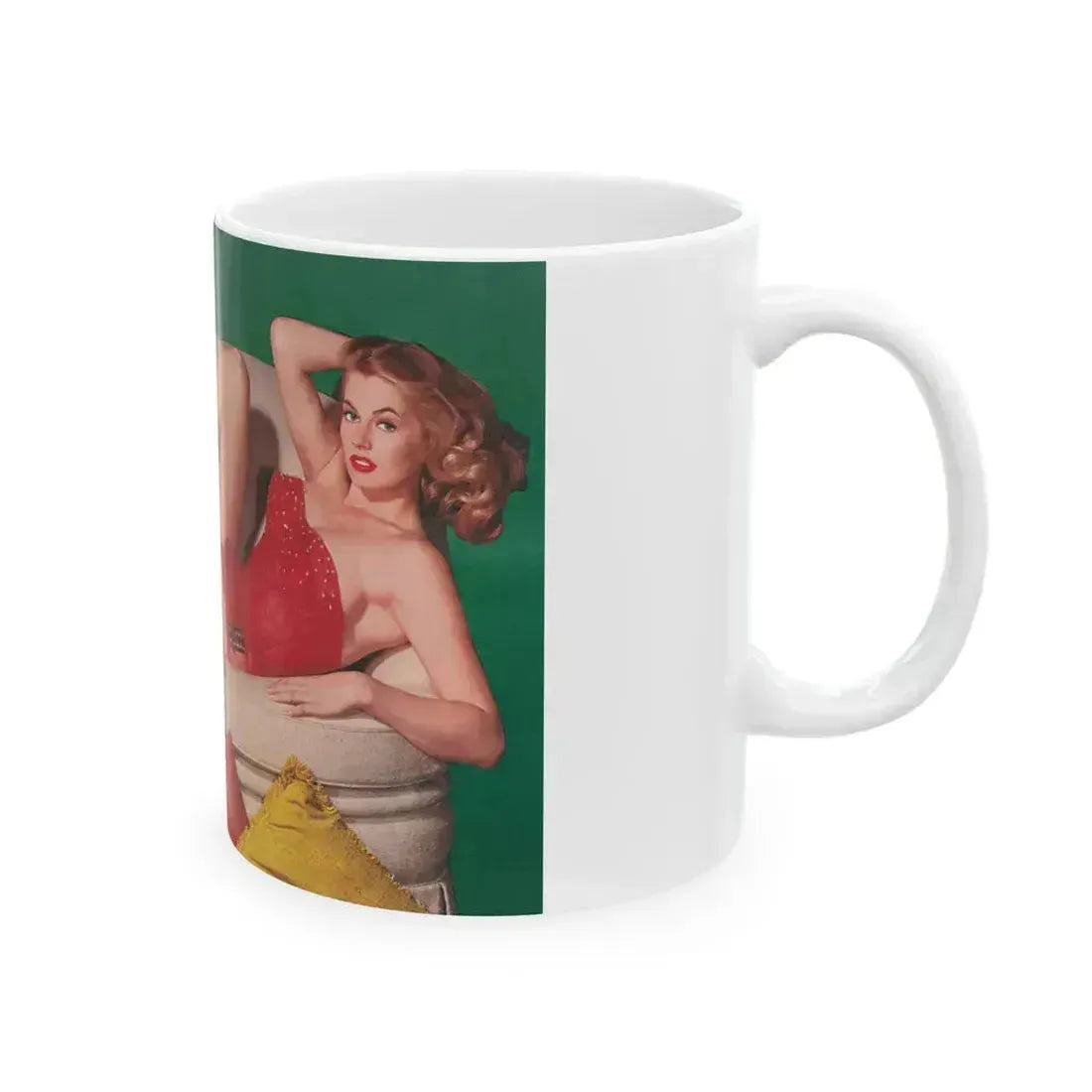 Anita Ekberg #269 (Vintage Female Icon) White Coffee Mug - Go Mug Yourself