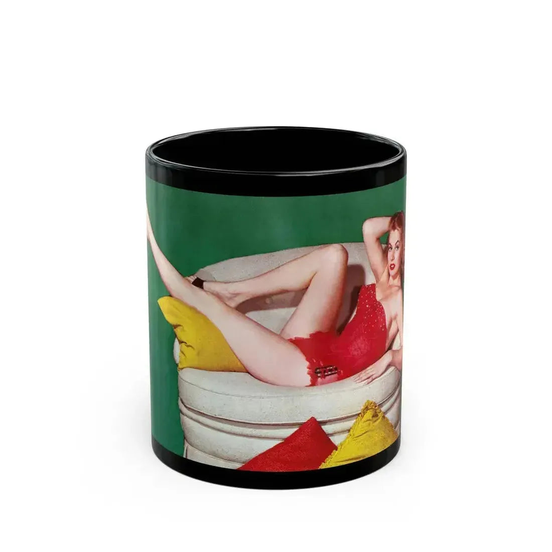 Anita Ekberg #269_1 (Vintage Female Icon) Black Coffee Mug 11oz - Go Mug Yourself