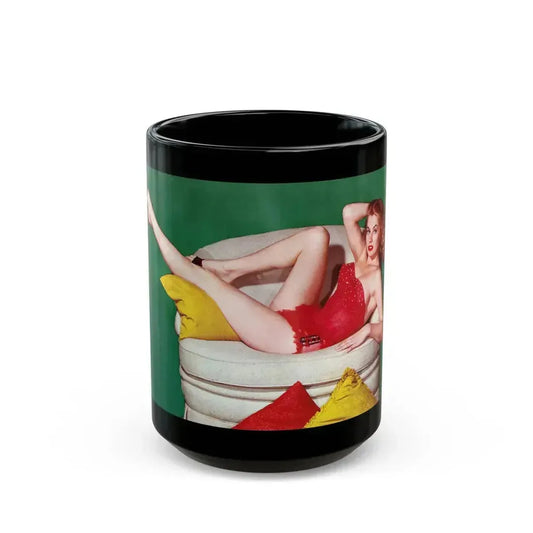 Anita Ekberg #269_1 (Vintage Female Icon) Black Coffee Mug 15oz - Go Mug Yourself
