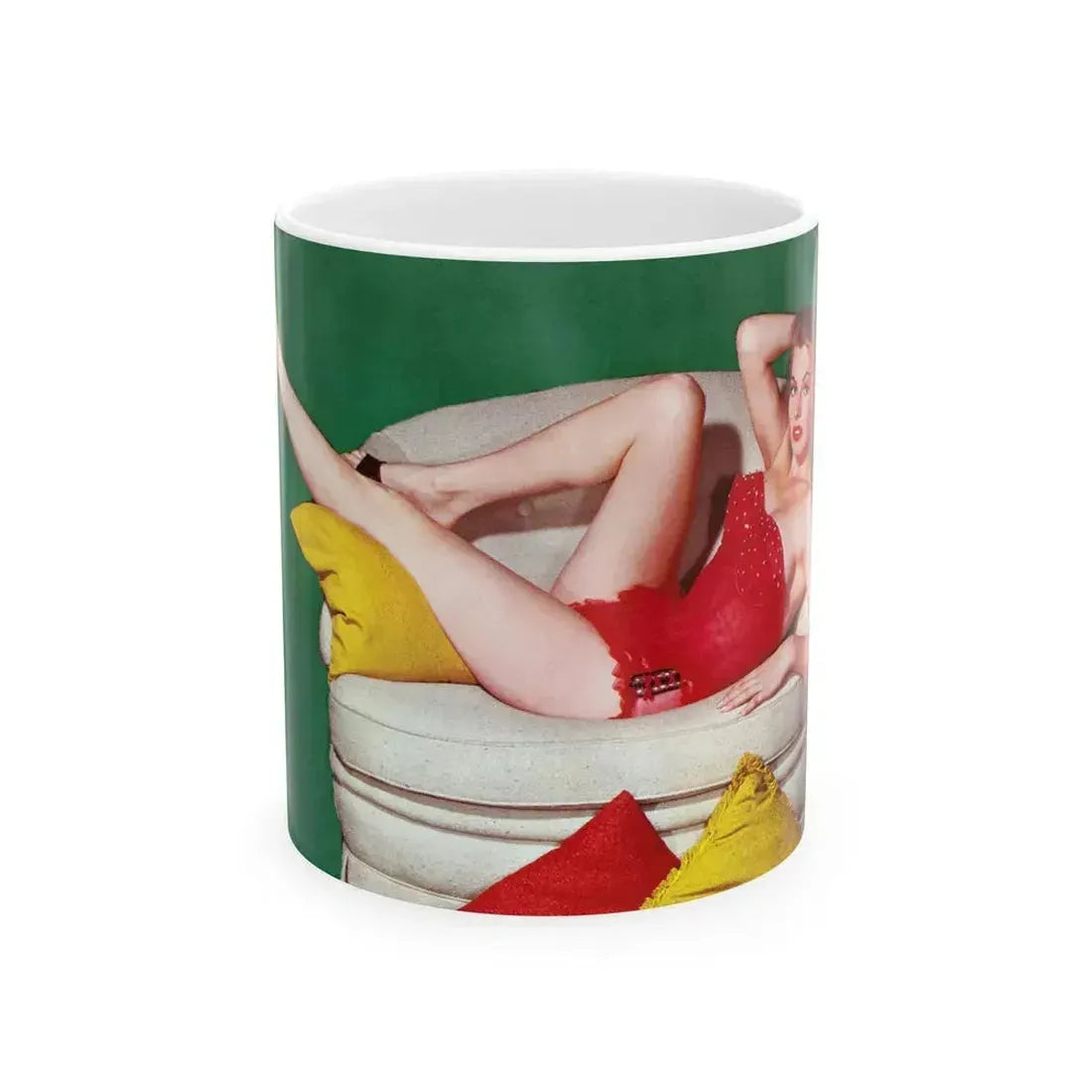 Anita Ekberg #269_1 (Vintage Female Icon) White Coffee Mug 11oz - Go Mug Yourself