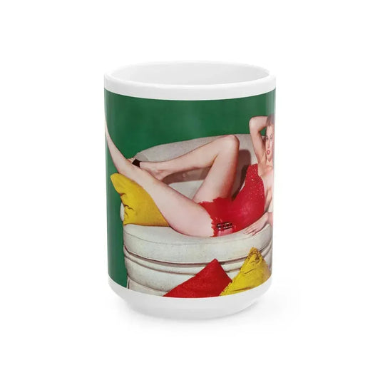 Anita Ekberg #269_1 (Vintage Female Icon) White Coffee Mug 15oz - Go Mug Yourself
