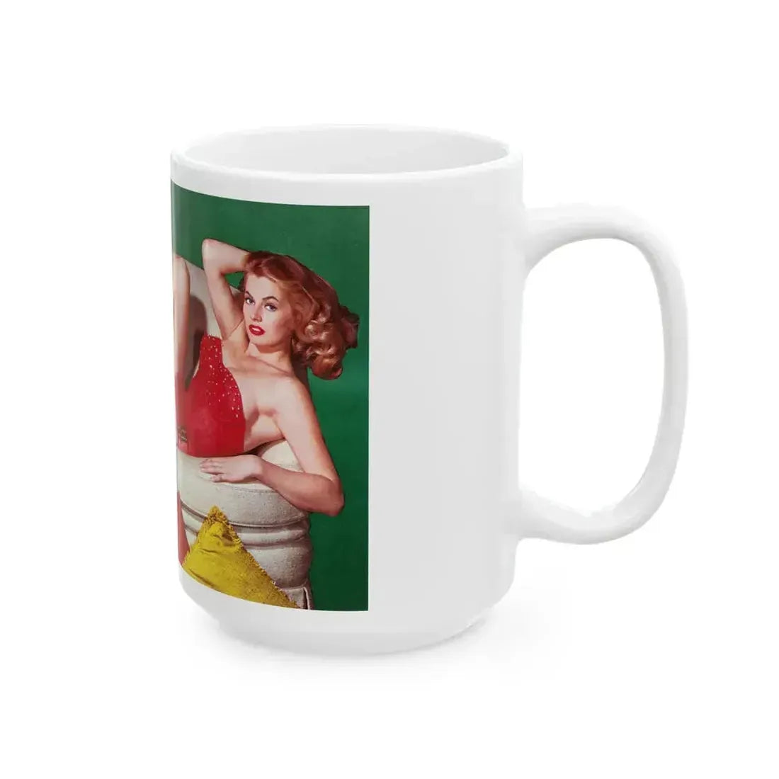 Anita Ekberg #269_1 (Vintage Female Icon) White Coffee Mug - Go Mug Yourself