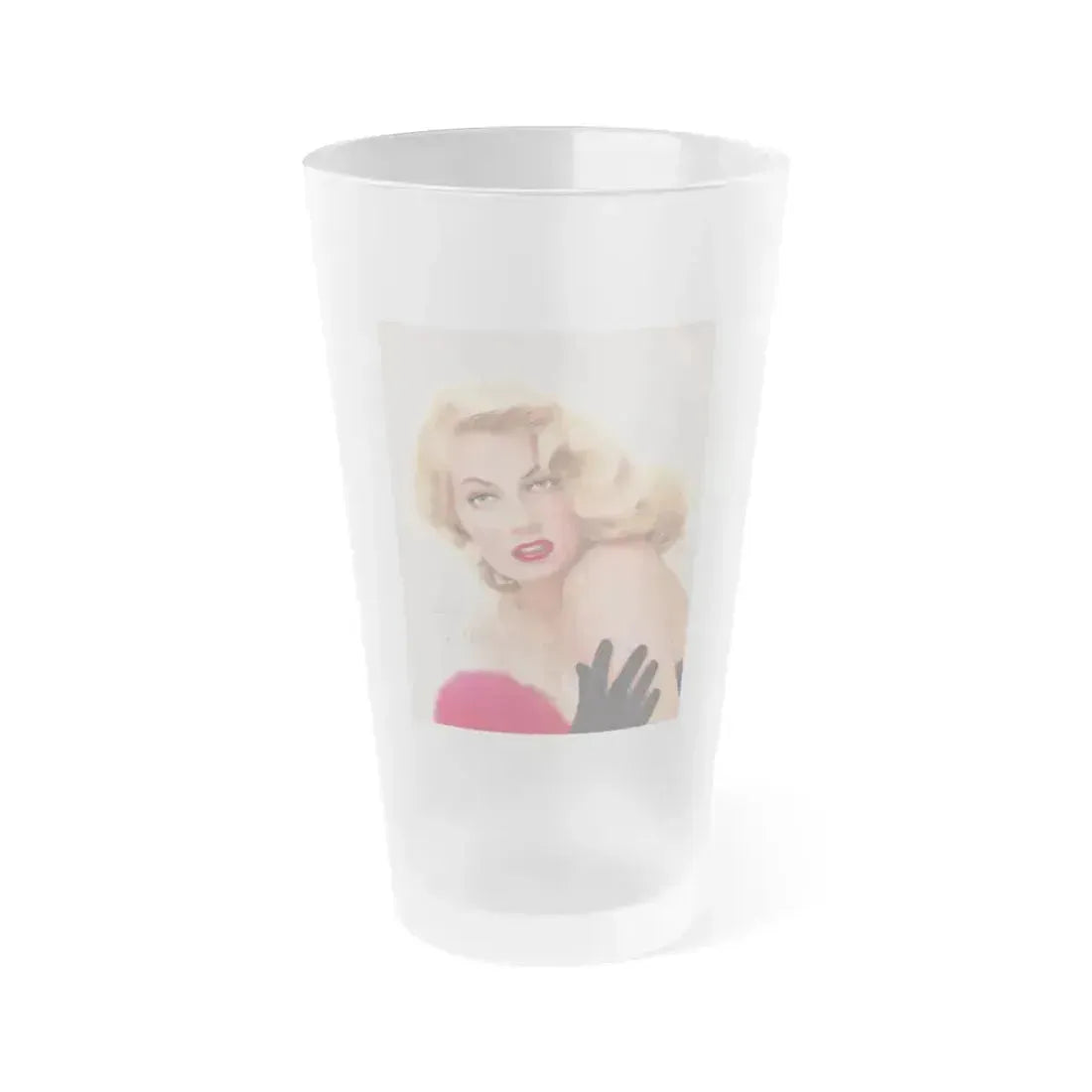 Anita Ekberg #270 (Vintage Female Icon) Frosted Pint Glass 16oz 16oz Frosted - Go Mug Yourself