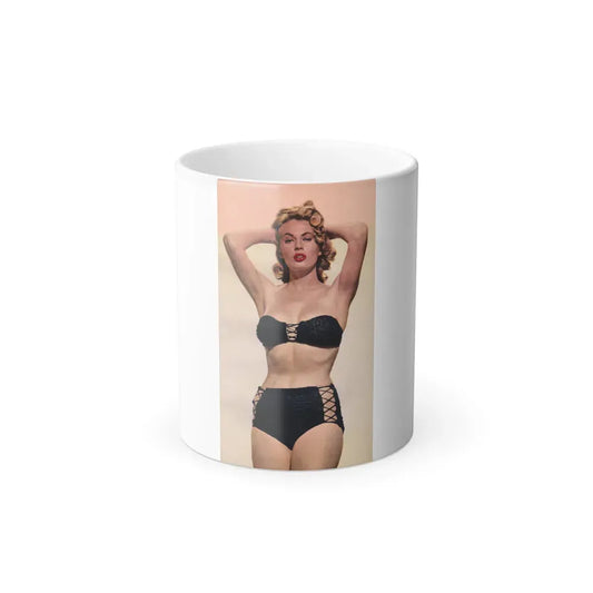 Anita Ekberg #271 (Vintage Female Icon) Color Changing Coffee Mug 11oz - Go Mug Yourself
