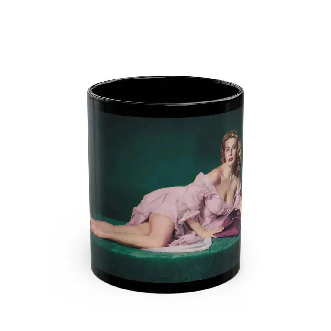 Anita Ekberg #272 (Vintage Female Icon) Black Coffee Mug 11oz - Go Mug Yourself