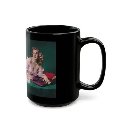Anita Ekberg #272 (Vintage Female Icon) Black Coffee Mug - Go Mug Yourself