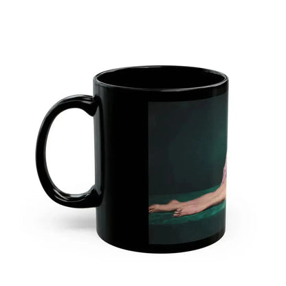 Anita Ekberg #272 (Vintage Female Icon) Black Coffee Mug - Go Mug Yourself