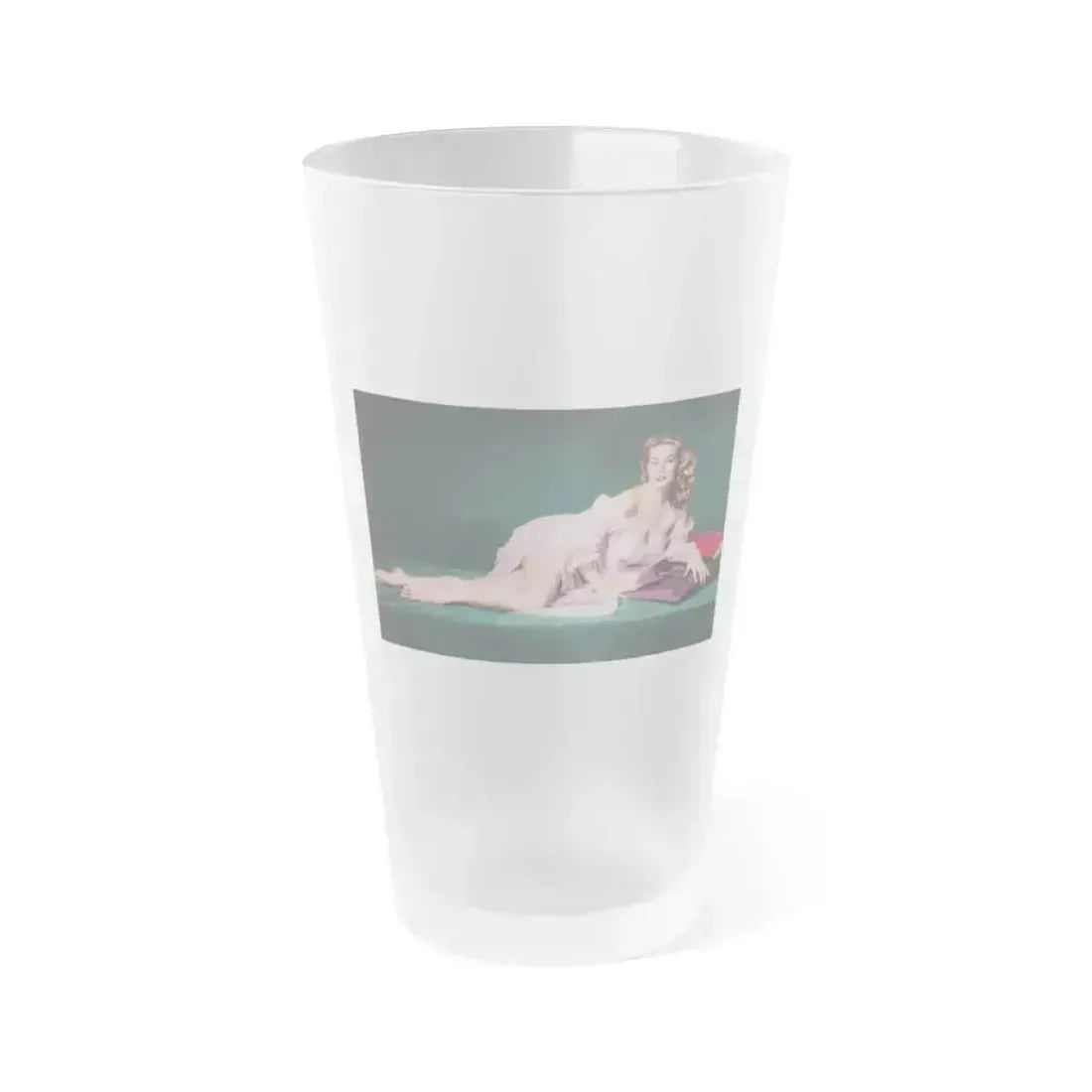 Anita Ekberg #272 (Vintage Female Icon) Frosted Pint Glass 16oz 16oz Frosted - Go Mug Yourself