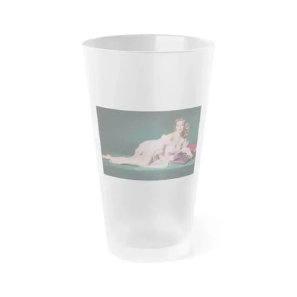 Anita Ekberg #272 (Vintage Female Icon) Frosted Pint Glass 16oz 16oz Frosted - Go Mug Yourself