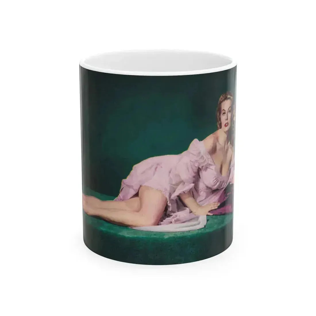 Anita Ekberg #272 (Vintage Female Icon) White Coffee Mug 11oz - Go Mug Yourself