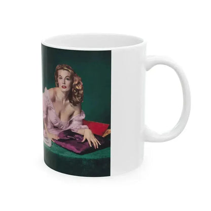 Anita Ekberg #272 (Vintage Female Icon) White Coffee Mug - Go Mug Yourself