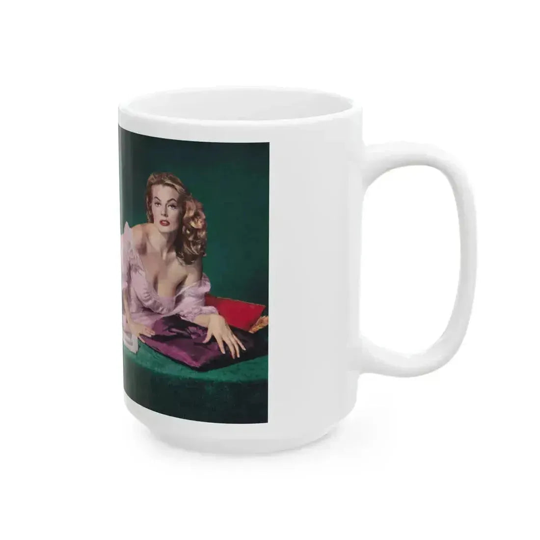 Anita Ekberg #272 (Vintage Female Icon) White Coffee Mug - Go Mug Yourself