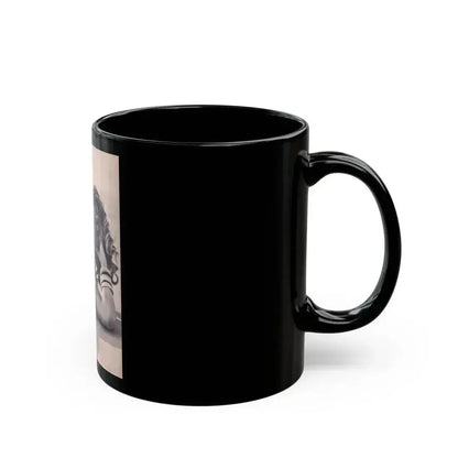 Anita Ekberg #274 - See through top (Vintage Female Icon) Black Coffee Mug - Go Mug Yourself
