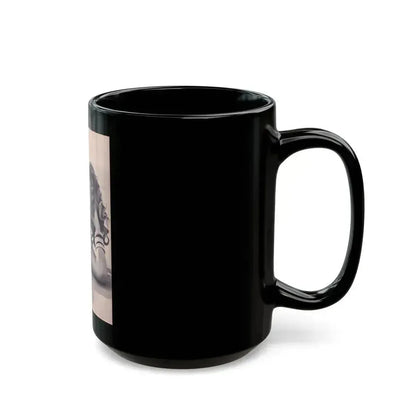 Anita Ekberg #274 - See through top (Vintage Female Icon) Black Coffee Mug - Go Mug Yourself