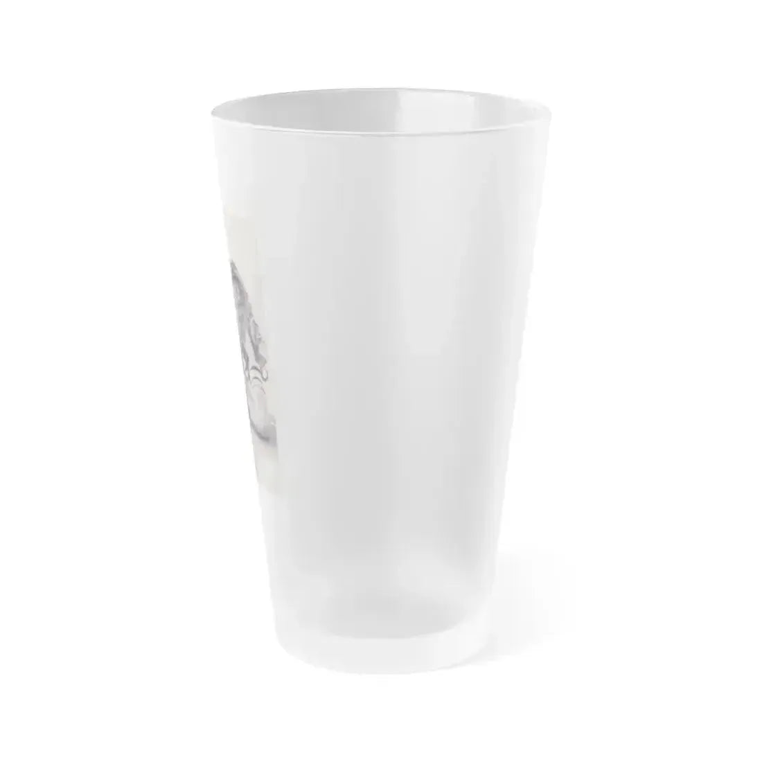 Anita Ekberg #274 - See through top (Vintage Female Icon) Frosted Pint Glass 16oz - Go Mug Yourself