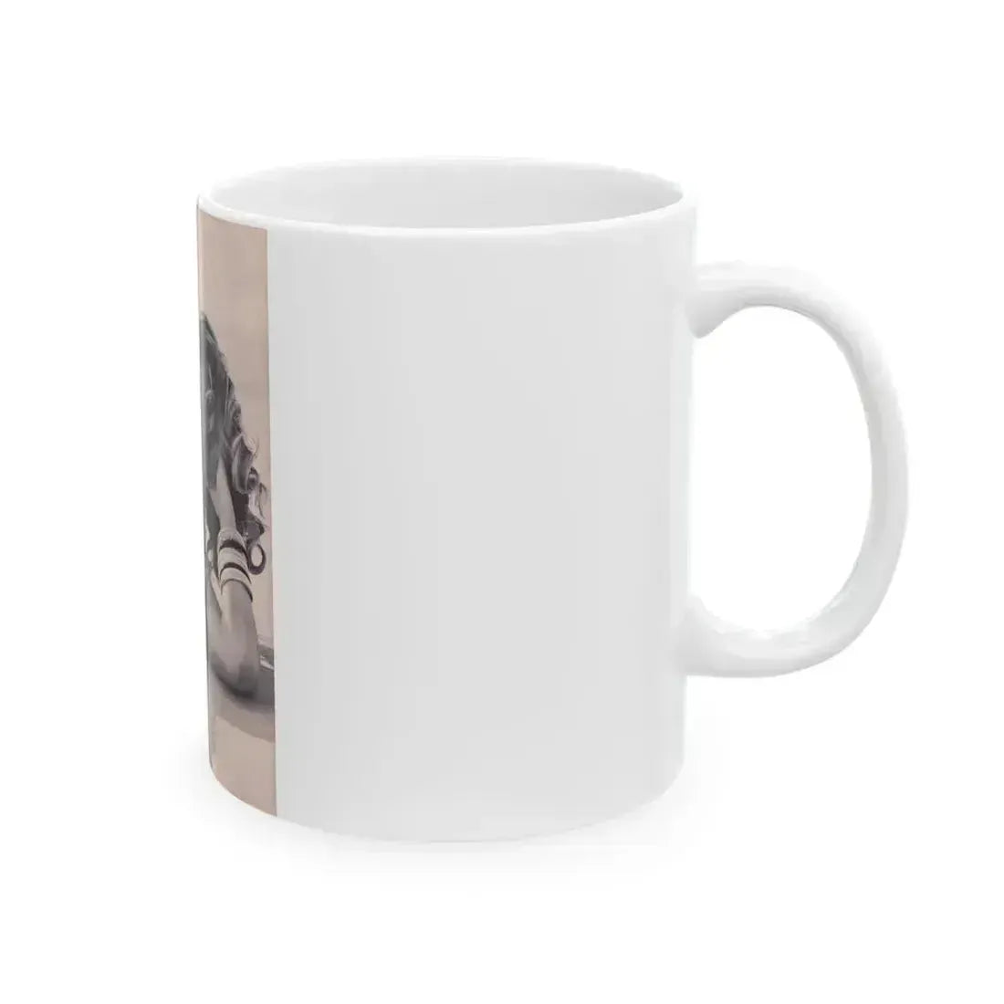 Anita Ekberg #274 - See through top (Vintage Female Icon) White Coffee Mug - Go Mug Yourself