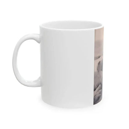 Anita Ekberg #274 - See through top (Vintage Female Icon) White Coffee Mug - Go Mug Yourself