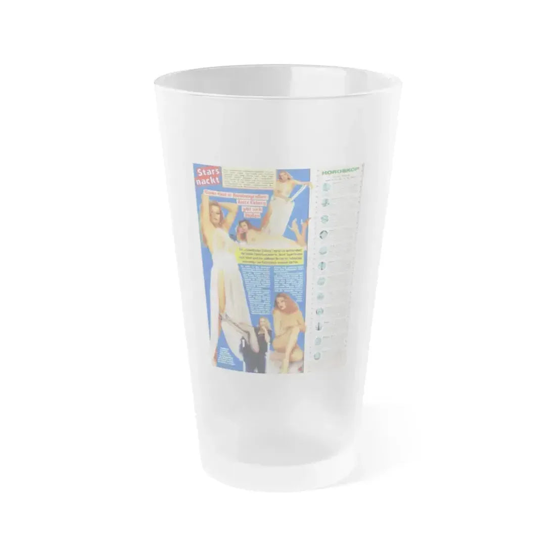Anita Ekberg #278 - Mag. Photos (Vintage Female Icon) Frosted Pint Glass 16oz 16oz Frosted - Go Mug Yourself