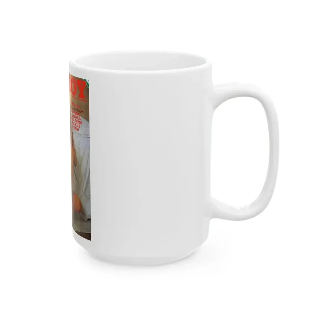 Anita Ekberg #279 - Playboy Mag. Front Cover (Vintage Female Icon) White Coffee Mug - Go Mug Yourself