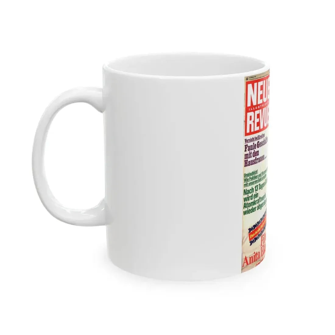 Anita Ekberg #280 - Mag. Cover (Vintage Female Icon) White Coffee Mug - Go Mug Yourself