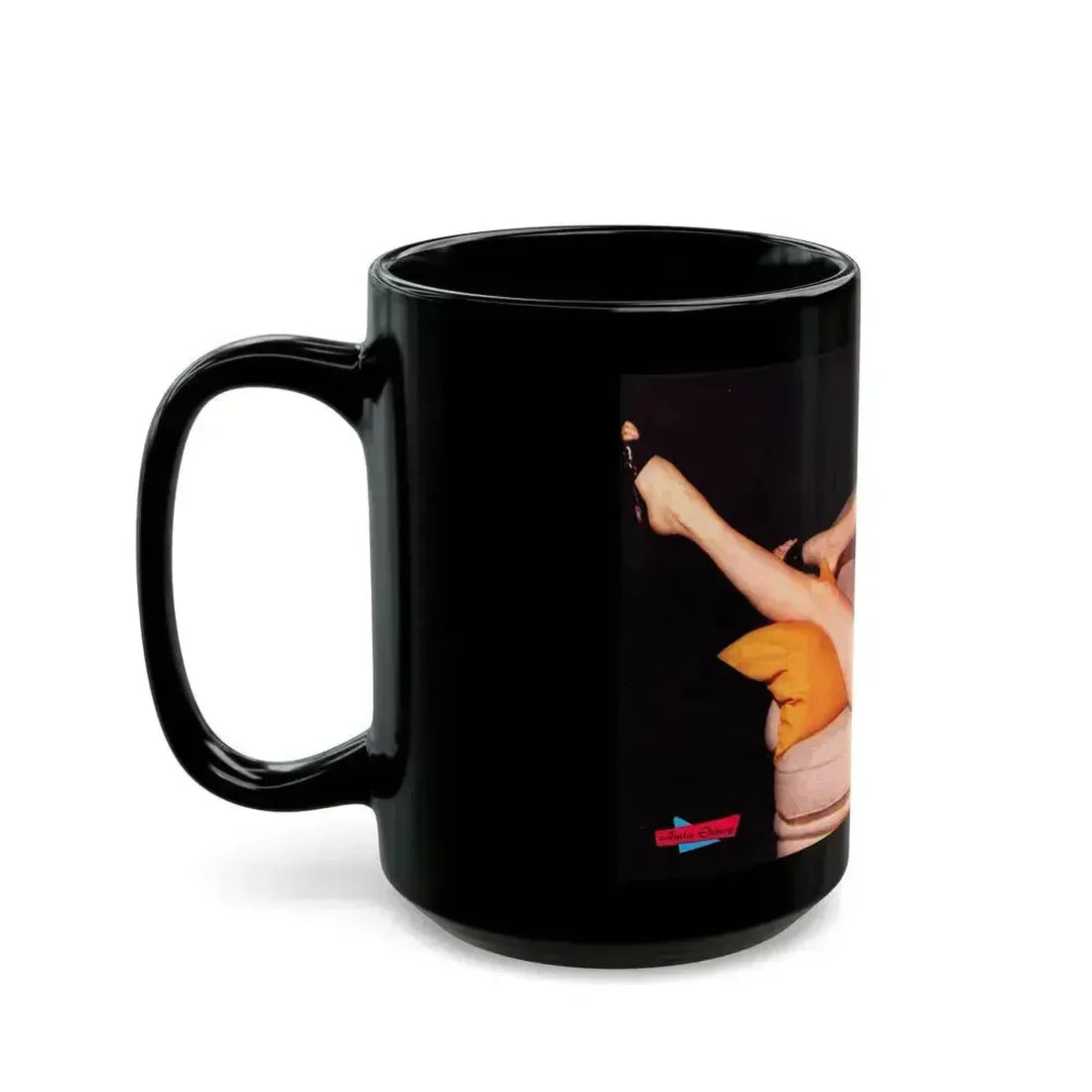 Anita Ekberg #281 (Vintage Female Icon) Black Coffee Mug - Go Mug Yourself