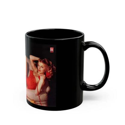 Anita Ekberg #281 (Vintage Female Icon) Black Coffee Mug - Go Mug Yourself