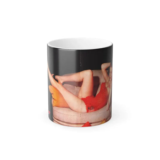 Anita Ekberg #281 (Vintage Female Icon) Color Changing Coffee Mug 11oz - Go Mug Yourself