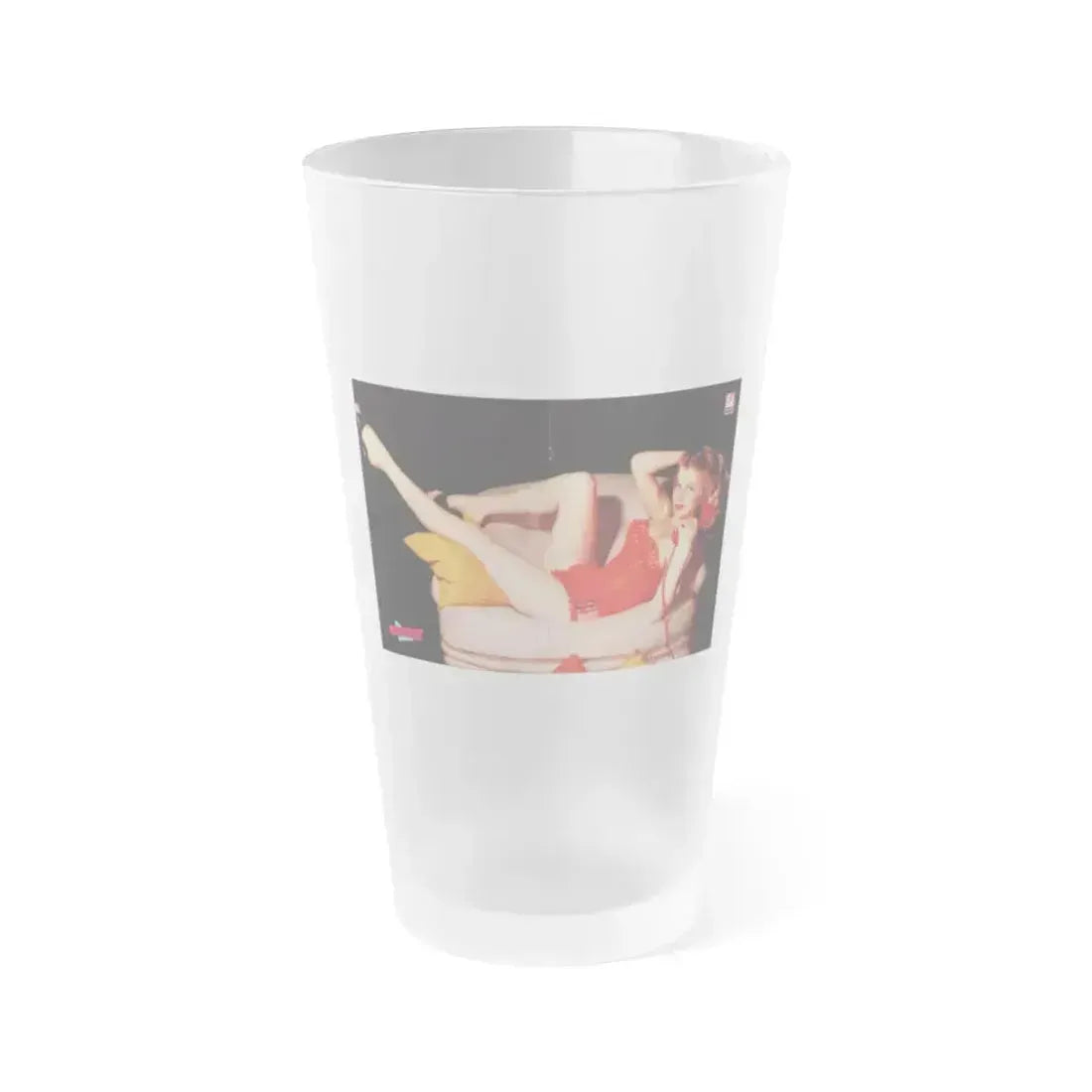 Anita Ekberg #281 (Vintage Female Icon) Frosted Pint Glass 16oz 16oz Frosted - Go Mug Yourself