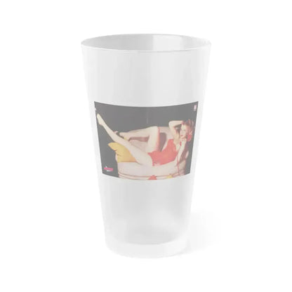 Anita Ekberg #281 (Vintage Female Icon) Frosted Pint Glass 16oz 16oz Frosted - Go Mug Yourself