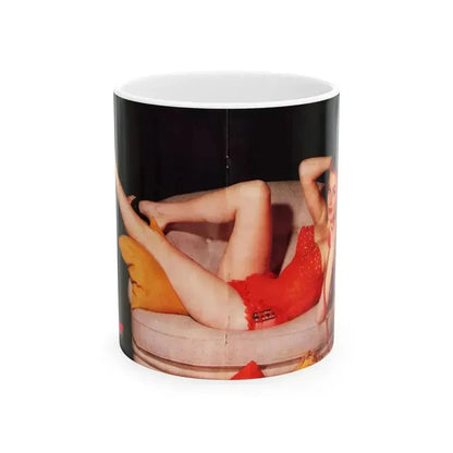 Anita Ekberg #281 (Vintage Female Icon) White Coffee Mug 11oz - Go Mug Yourself