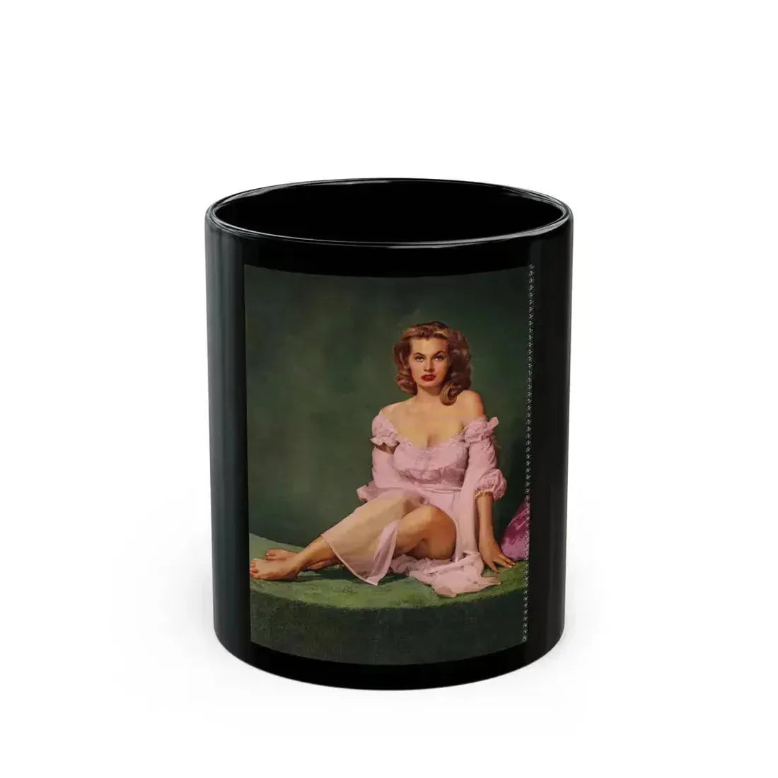 Anita Ekberg #283 (Vintage Female Icon) Black Coffee Mug 11oz - Go Mug Yourself