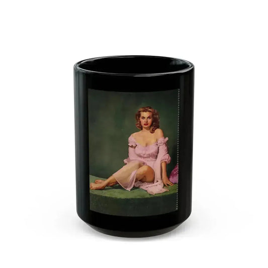 Anita Ekberg #283 (Vintage Female Icon) Black Coffee Mug 15oz - Go Mug Yourself
