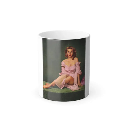 Anita Ekberg #283 (Vintage Female Icon) Color Changing Coffee Mug 11oz - Go Mug Yourself