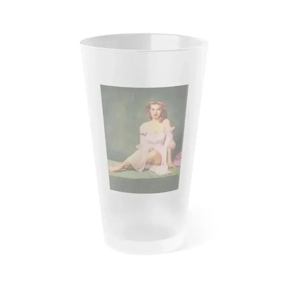 Anita Ekberg #283 (Vintage Female Icon) Frosted Pint Glass 16oz 16oz Frosted - Go Mug Yourself