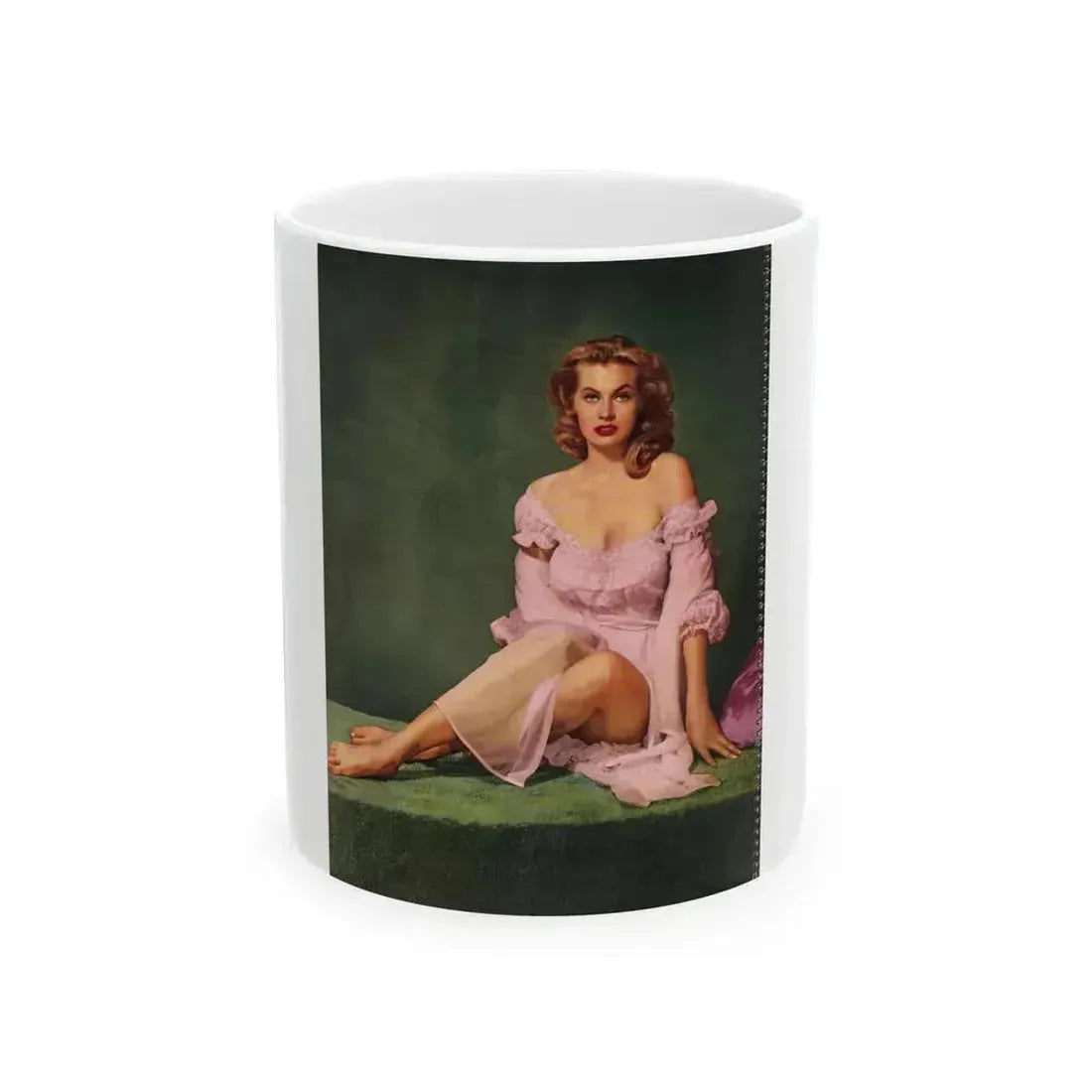 Anita Ekberg #283 (Vintage Female Icon) White Coffee Mug 11oz - Go Mug Yourself