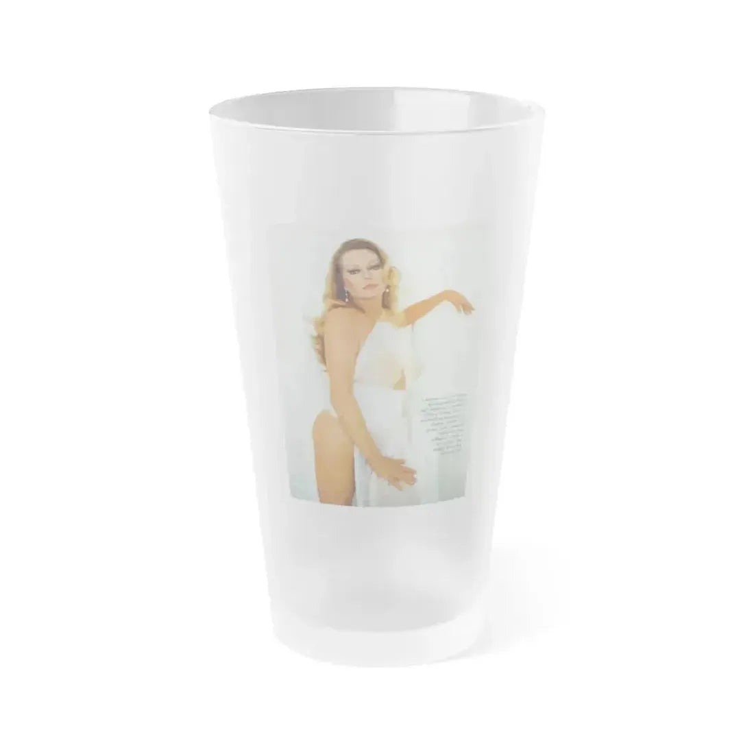Anita Ekberg #285 - Italian Playboy Mag. Oct. '78 Photo (Vintage Female Icon) Frosted Pint Glass 16oz 16oz Frosted - Go Mug Yourself