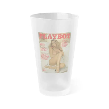 Anita Ekberg #285 - Italian Playboy Mag. Oct. '78 (Vintage Female Icon) Frosted Pint Glass 16oz 16oz Frosted - Go Mug Yourself