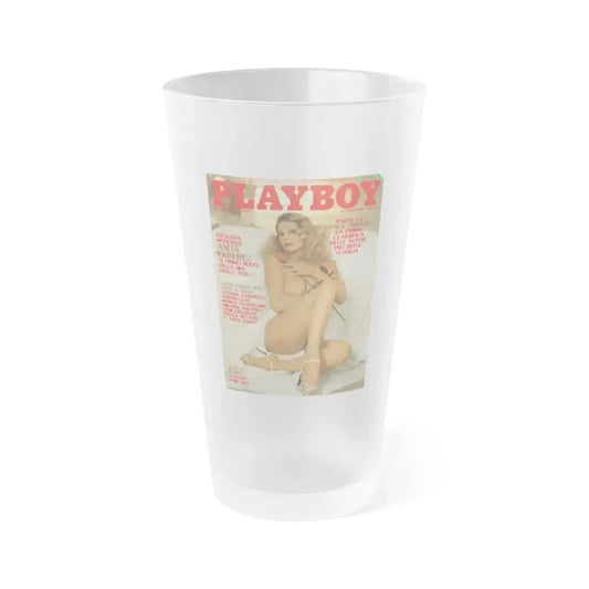 Anita Ekberg #285 - Italian Playboy Mag. Oct. '78 (Vintage Female Icon) Frosted Pint Glass 16oz 16oz Frosted - Go Mug Yourself