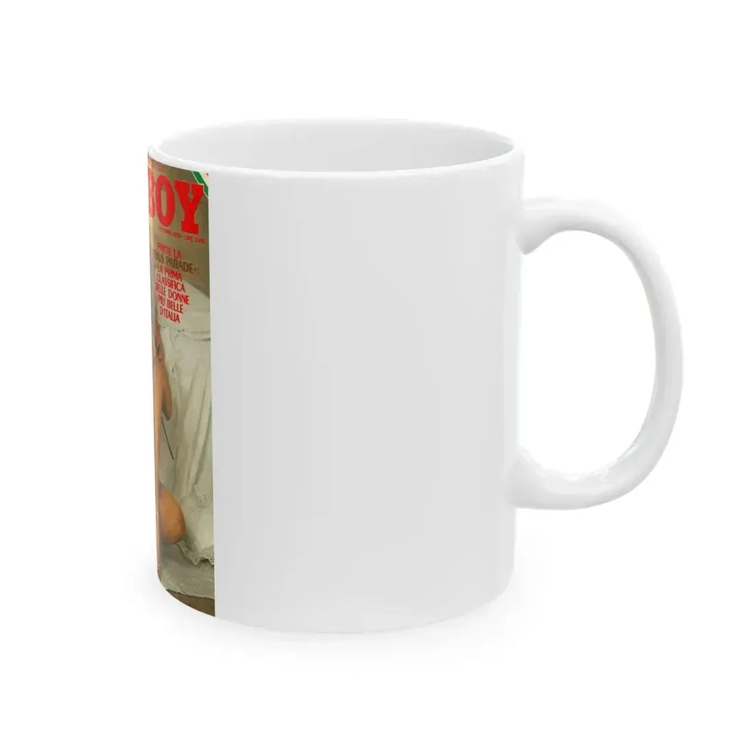 Anita Ekberg #285 - Italian Playboy Mag. Oct. '78 (Vintage Female Icon) White Coffee Mug - Go Mug Yourself